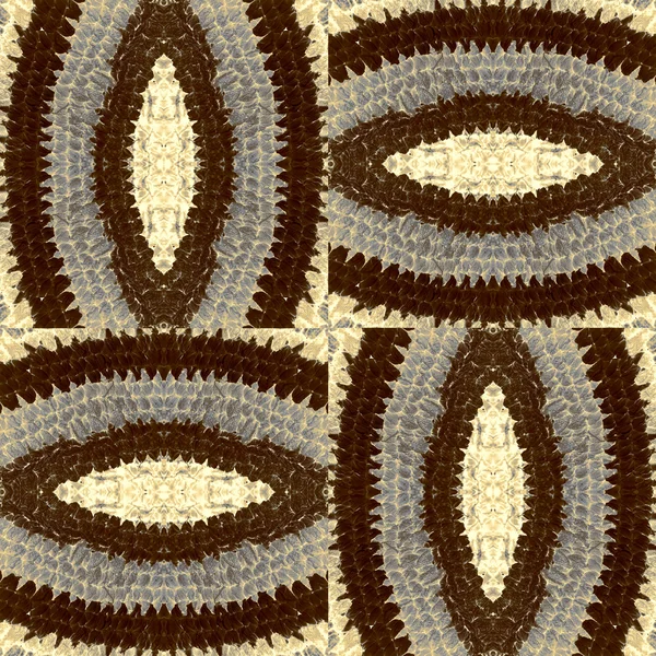 Abstract pattern from crocheted parts of the Mat — Stock Photo, Image